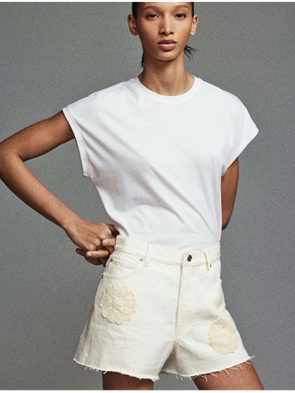 FRAME The Crochet Dare Short